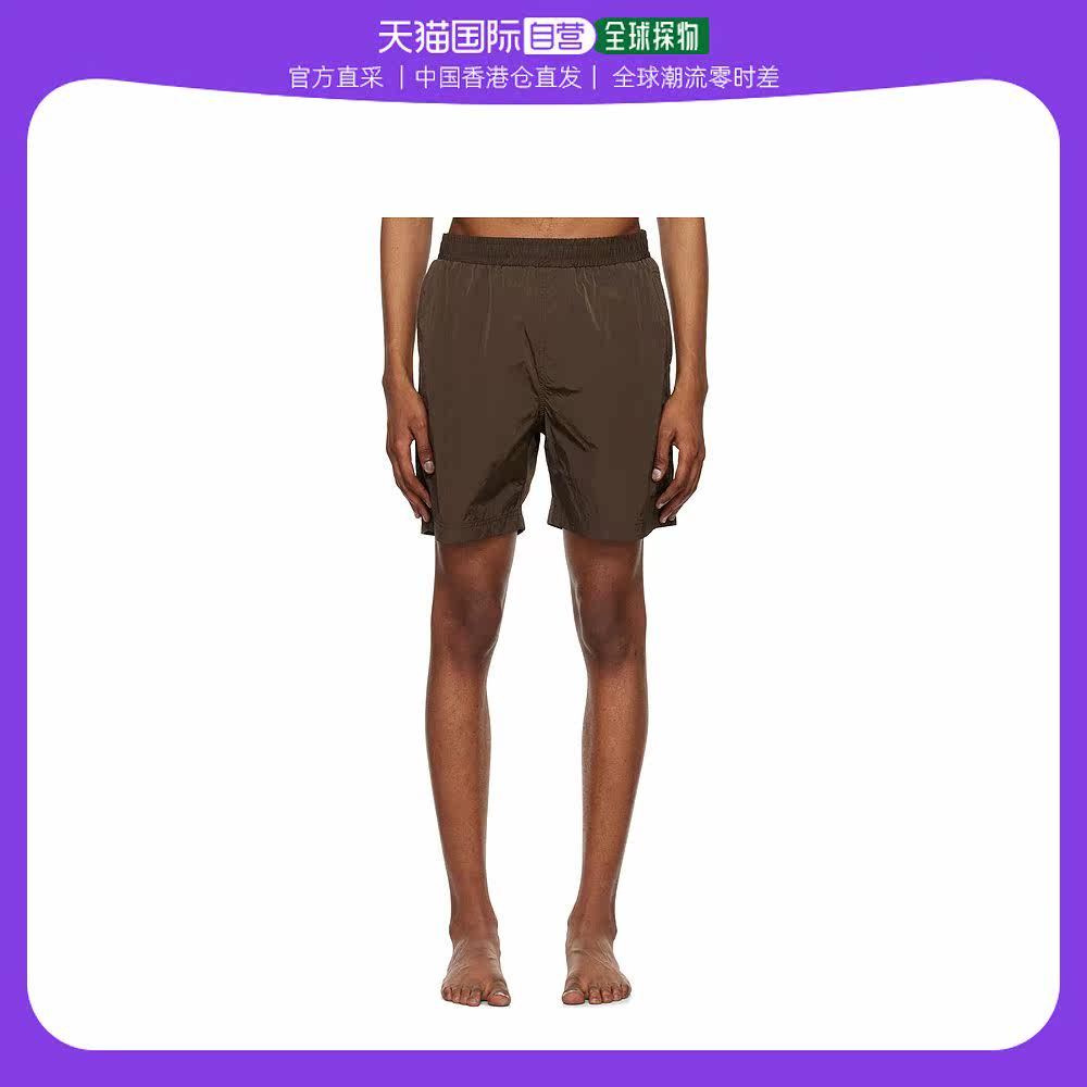 香港直邮潮奢 nn07 男士nn07 棕色 warren 1442 泳裤