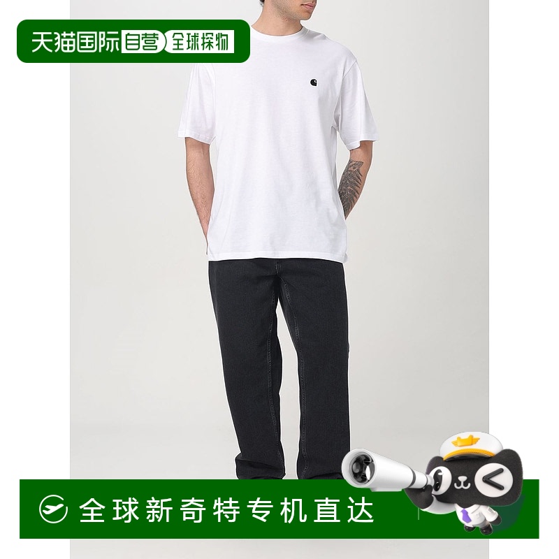 香港直邮CARHARTT WIP 男士T恤 I03300000AXX-0 SS2025 白色新款