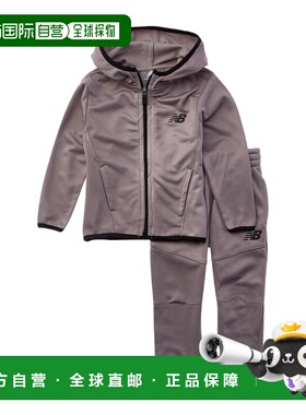 自营New Balance 2pc Tech Fleece Jacket & Pant Set - grey 美