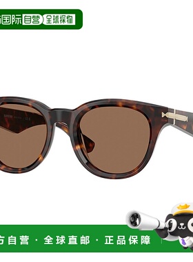 自营 Burberry  BE 4439 300273 51mm Unisex Round Sunglasses -