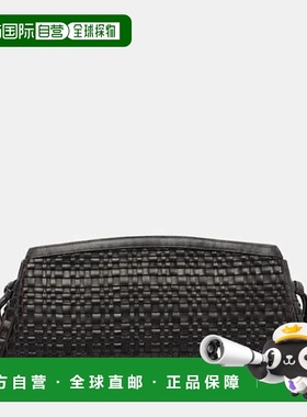 1h可退 香港直邮Staud 女士 Maude 编织皮革手包 brown棕色 舒适