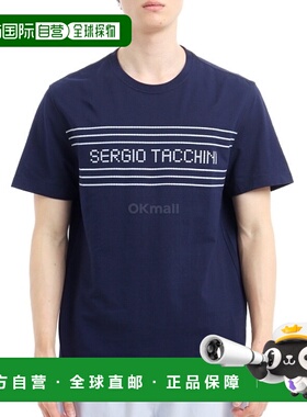 韩国直邮Sergio Tacchini REMO T 恤 (STS25M51145-海蓝色) 咨询
