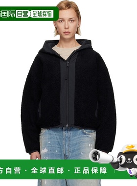 1h可退 香港直邮Canada Goose 加拿大鹅 女士 黑色 Alberni Fleec