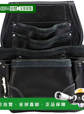 【日本直邮】SK11 工具腰包 真皮腰钉包 3层可收纳锤子DVC-KZ28