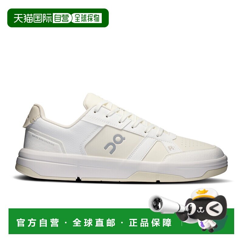 自营欧洲直邮ON昂跑 THE ROGER Clubhouse男士聚酯纤维网面休闲运