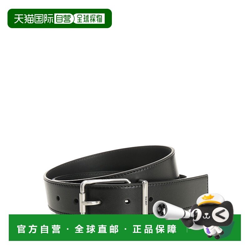 香港直邮LOEWE 男士腰带 EBUB237X021839 SS2026 黑色 ESSENT 3.2