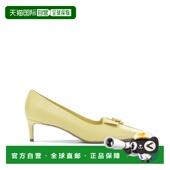 F2047987 1h可退 yellow黄色 女士 高跟鞋 香港直邮潮奢 KHAITE
