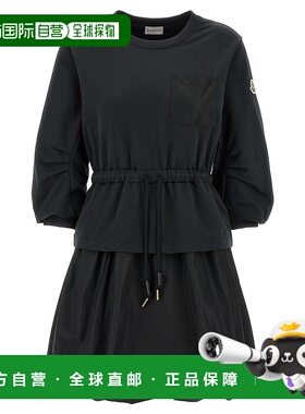 1h可退 香港直邮Moncler 盟可睐 女士 长袖连衣裙 K10938I0001489