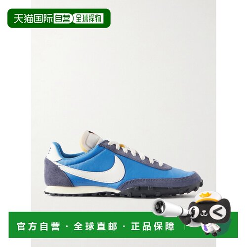 香港直邮Nike 耐克 男士 Waffle Racer 尼龙绒面革皮质运动鞋 IM8