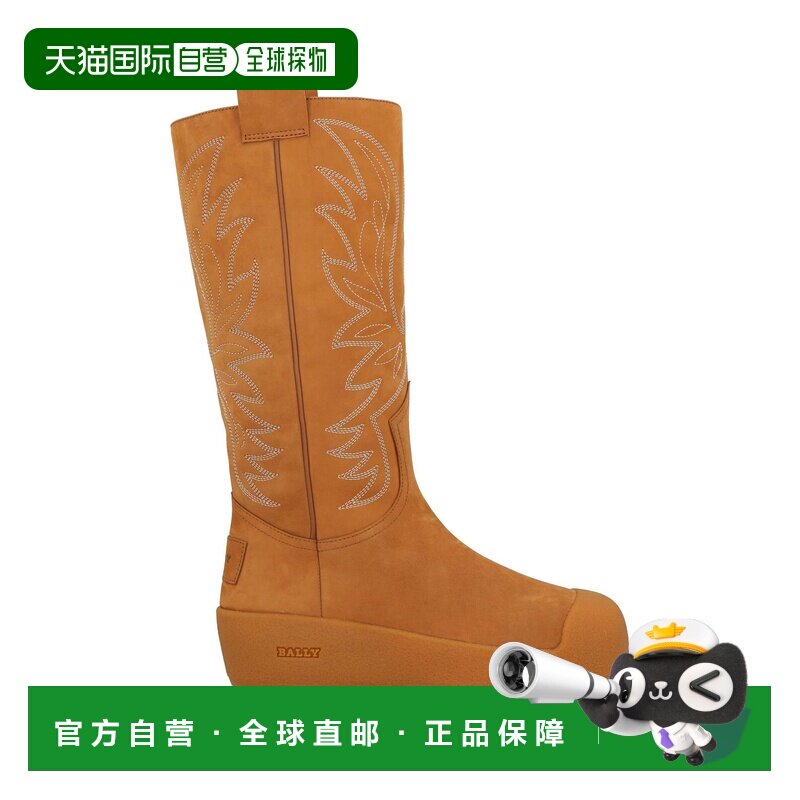 香港直邮Bally 巴利 女士 靴子 BROWN 棕色时尚舒适长筒靴