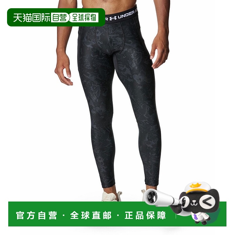 日本直邮UNDER ARMOUR 男士 HeatGear迷彩长裤 6007729 001 长裤