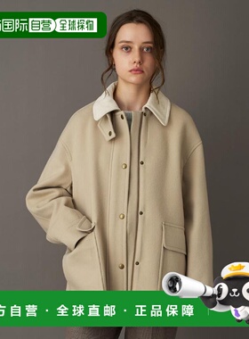 1h可退 日本直邮DRESSTERIOR 女装 宽松羊毛风格狩猎夹克 半高领
