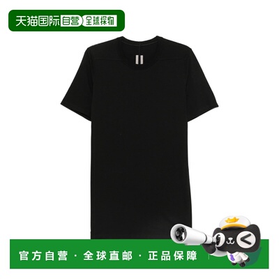 香港直邮rick owens 瑞克 欧文斯 男士 and Polos T恤黑色T恤 RU0