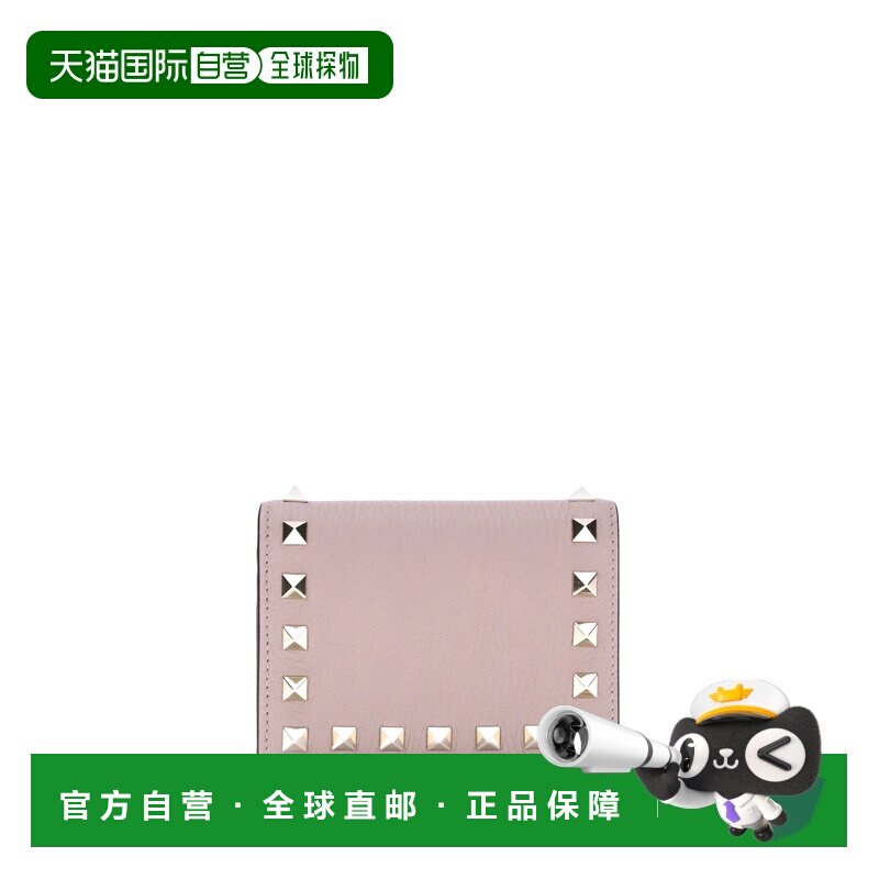 1h可退 香港直邮valentino 华伦天奴 女士 铆钉钱包 9W2P0P39VSH