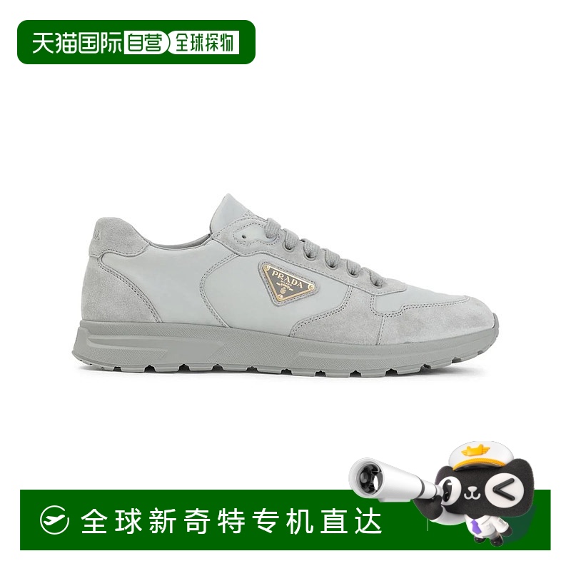 1h可退 香港直邮PRADA 男士运动鞋 2EE436FG000D7C0424 AW2025 灰