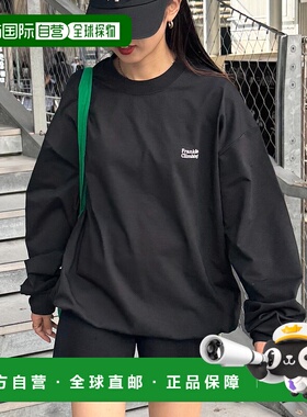 1h可退 日本直邮Franklin Climbing 男女同款重磅长袖T恤 宽松休l