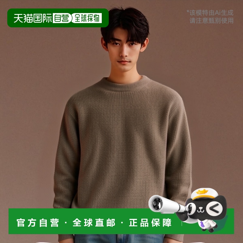 韩国直邮ANDERSEN-ANDERSEN 男针织SAILOR CREWNECK Taupe毛衣