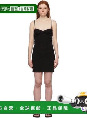 1h可退 香港直邮潮奢 off-white 女士 黑色 Fluid Twisted 连衣裙