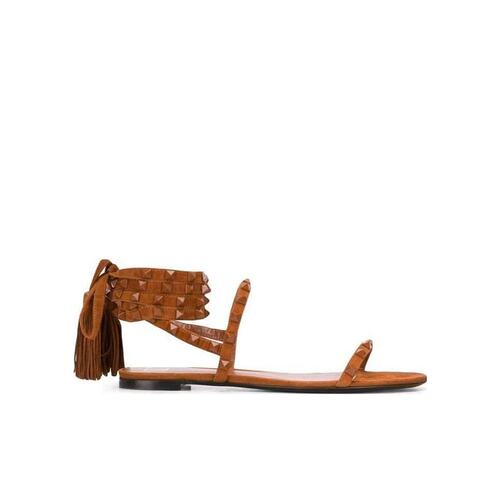 VALENTINO 女士凉鞋 TW0S0X58HJZHG5 AW2021 棕色 Flair平底凉鞋