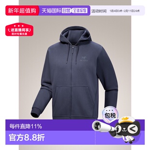 加拿大直邮Arc'teryx Emblem Fleece 男款全拉链连帽保暖外套