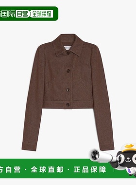 1h可退 香港直邮MaxMara 麦斯玛拉 女士 Carpa 紐扣短夾克 251104