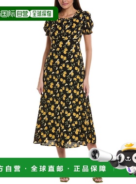 自营 opto.p.t.安吉丽娜 米迪连衣裙-黑色 美国奥莱直发长裙