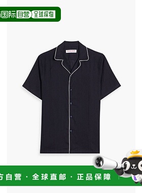 香港直邮Orlebar Brown 男士 Hibbert 亚麻衬衫 276103