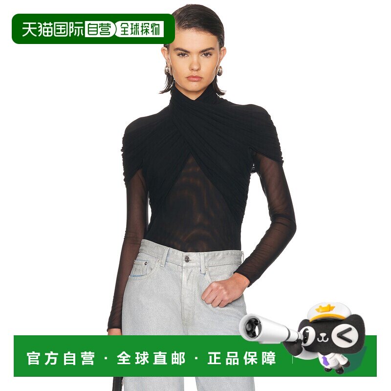 1h可退 香港直邮Mugler 穆勒 女士 长袖连体衣 25F3BO0284595性感