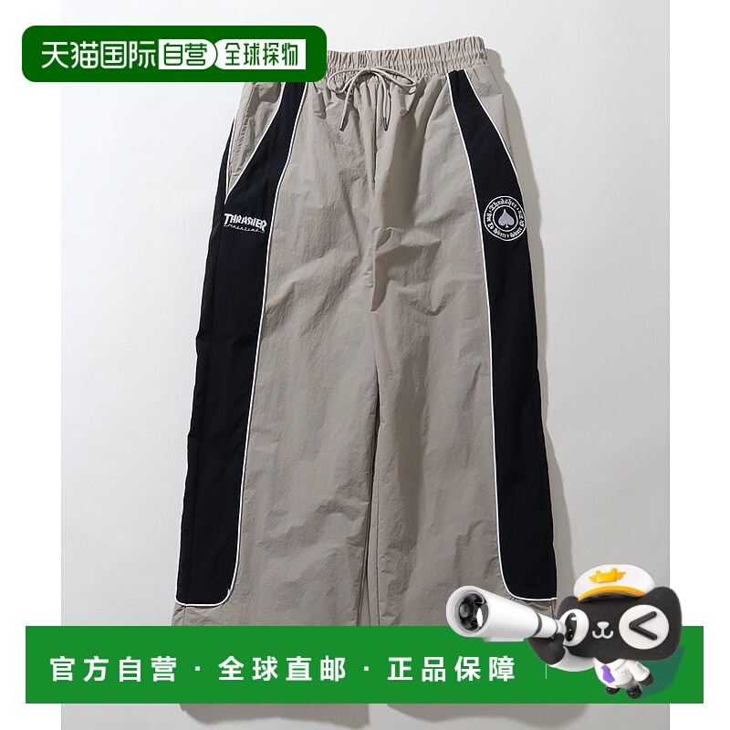 1h可退 日本直邮THRASHER 男女通用配色切换运动裤 TH25SP10