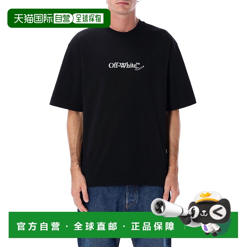 1h可退 香港直邮OFF-WHITE 男士T恤 OMAA120F25JER00C1001 AW2025
