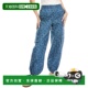 septCinq 牛仔布花卉 自营 Sept 长裤 Zola cinq 蓝色 美