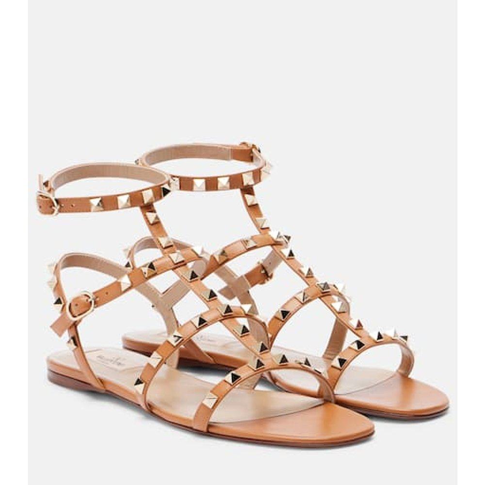 潮奢 Valentino 华伦天奴 女士 铆钉皮质凉鞋,女鞋,时装凉鞋,淘宝优惠券,粉丝福利购,淘宝优惠卷