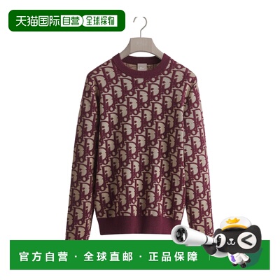 1h可退 香港直邮Dior Dior Oblique 针织衫 683M620A7040