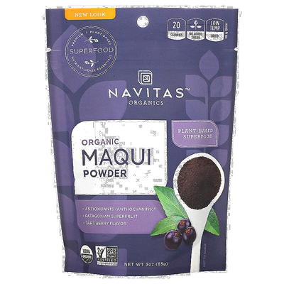 香港直邮Navitas Organics有机马基莓粉酸浆果3 盎司（85 克植物