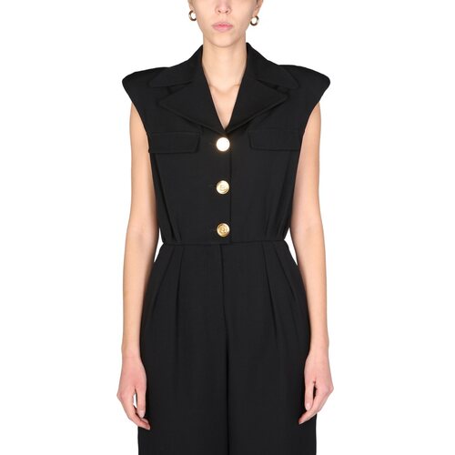 香港直邮BALMAIN 女士连体衣 XF1PW060WB050PA SS2022 黑色 JUMPS