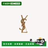 自营欧洲直邮YSL圣罗兰 CASSANDRE系列女士复古黄铜金色黄铜蛇形