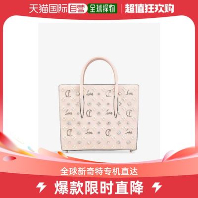 香港直邮潮奢 Christian Louboutin 女士Paloma 中号皮革托特包