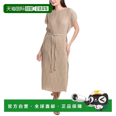 自营lafayette 148 new yorkLafayette 148纽约系带马克西连衣裙-