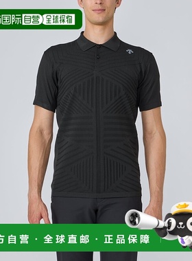 日本直邮DESCENTE 高尔夫Triporous半袖针织polo衫 [g-arc collec