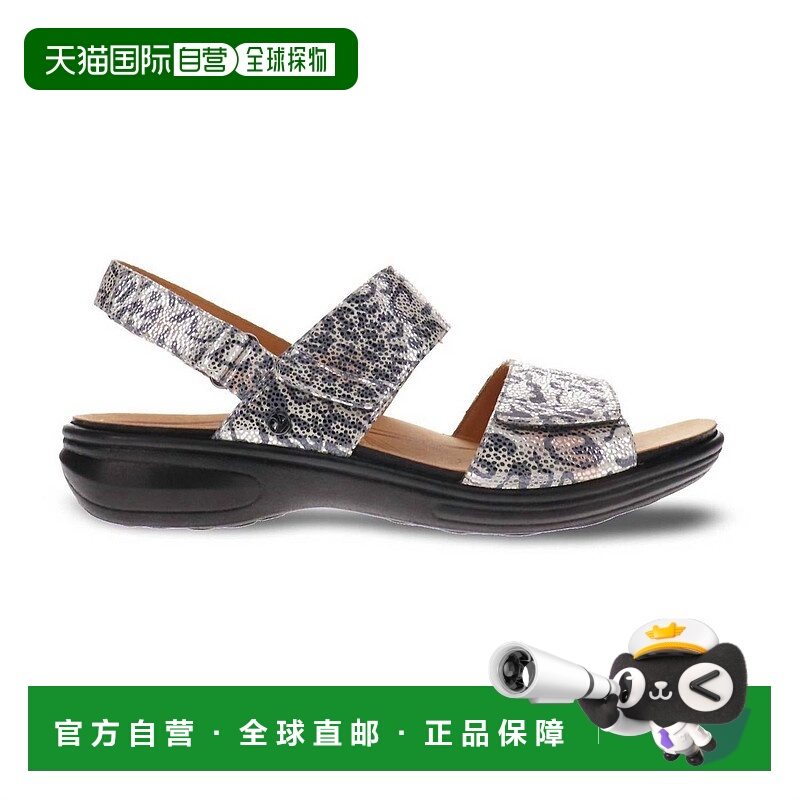自营revereWomen's Como Sandal In Silver Safari - silver safa
