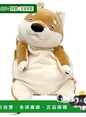 【日本直邮】SHINADA GLOBAL软萌小狗毛绒公仔红色 柴犬L MOIN-03