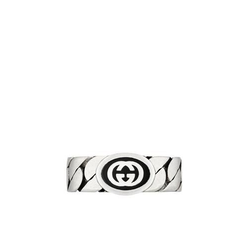 Gucci 互扣式双G宽版戒指 678656J8410