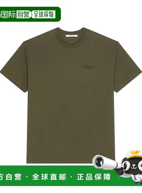 香港直邮GIVENCHY 男士T恤 BM71NK3YSA305KHAKI SS2026 绿色
