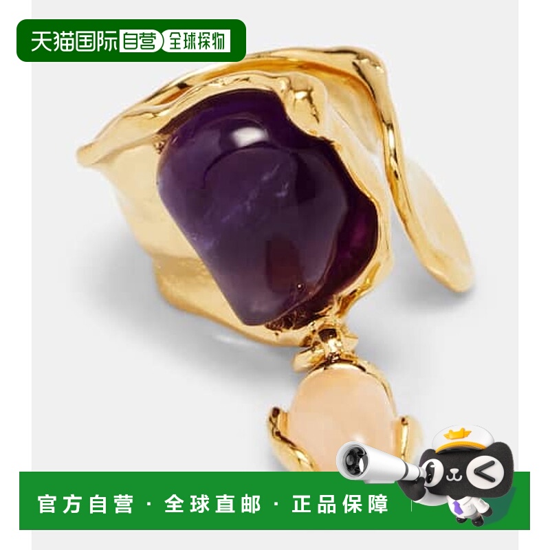 香港直邮Chloe 蔻依 女士 Soul 花朵精饰戒指 metal金属色 舒适时