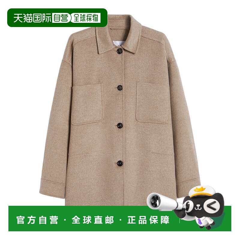 香港直邮Max Mara 羊绒衬衫夹克 1046115206