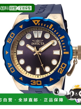 自营Invicta Men's Pro Diver 51mm Blue Quartz Watch - blue 美