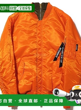 韩国直邮VETEMENTS X Alpha Industries 可双面穿着橙色夹克 2023