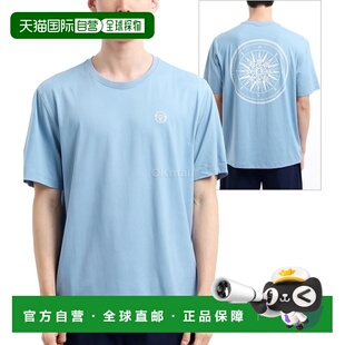 韩国直邮Sergio Tacchini BUSSOLA T 恤 (STS25M51147-褪色牛仔布