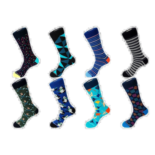 自营 unsimply stitched船员袜 8 件装 - 多色 美国奥莱直发船袜