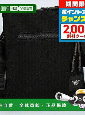 日本直邮EMPORIO ARMANI 男士单肩包 Y4M420YQ73K 80001 黑色